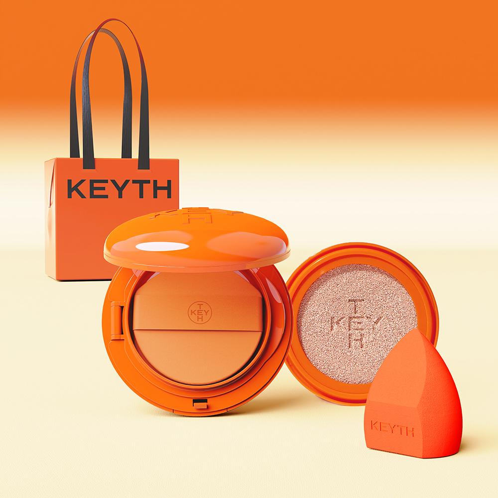 [카쇼라 단독] 컬러드키스 캘리포니아 페더라이크 쿠션(4홋수 중 택1) + 리필 + 퍼프 세트