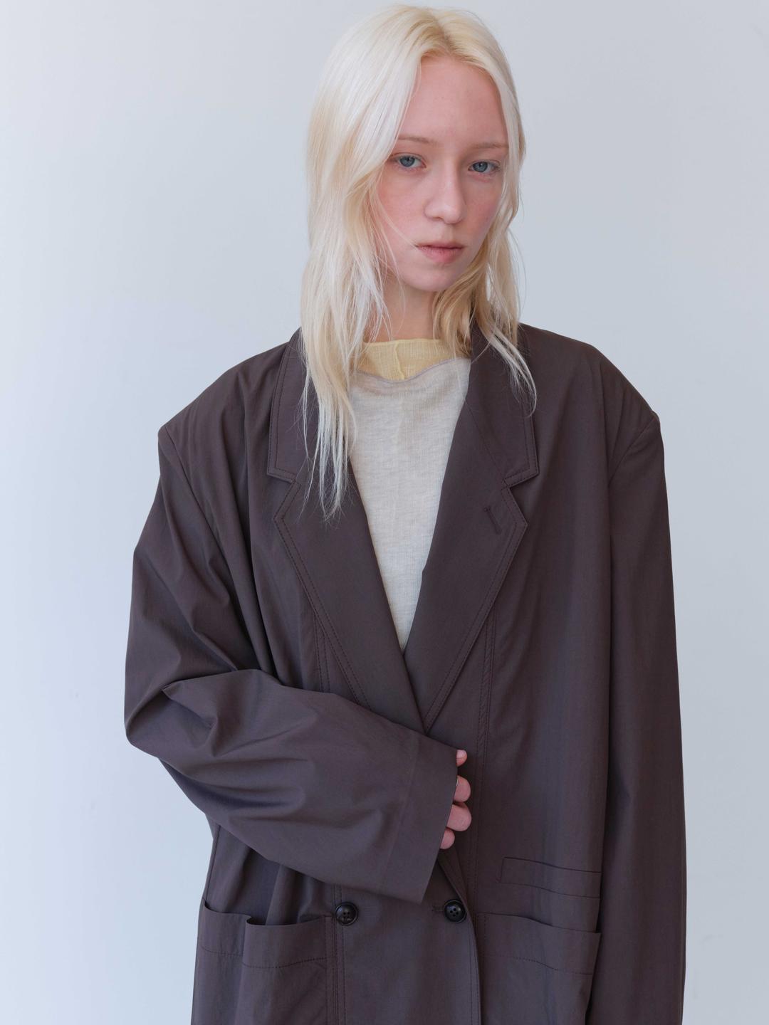 RAYON BLEND THIN LAYER DOUBLE JACKET