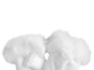 [ 3rd ] Mushy fingerless warmer (wh) [ 출고예정일 1/25~ ]