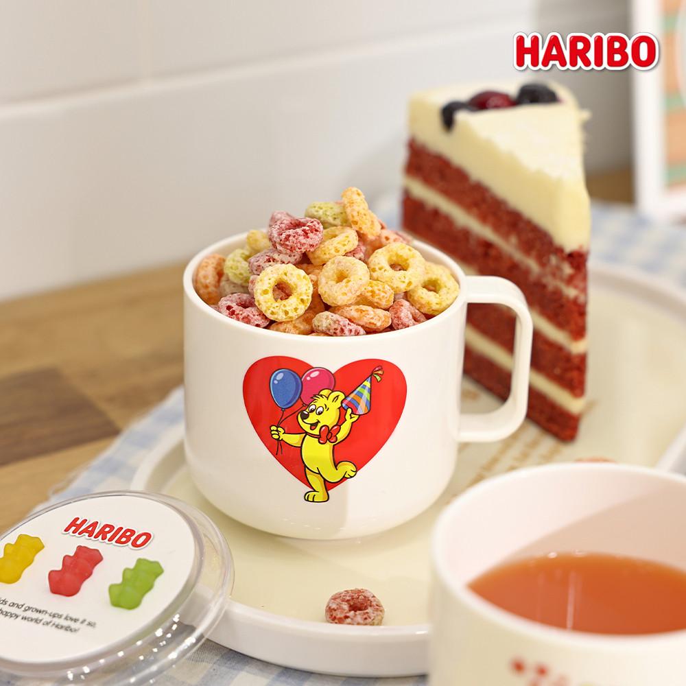 하리보 골드베어 뚜껑 한손컵 머그컵 물컵 머그잔 요거트볼 시리얼볼