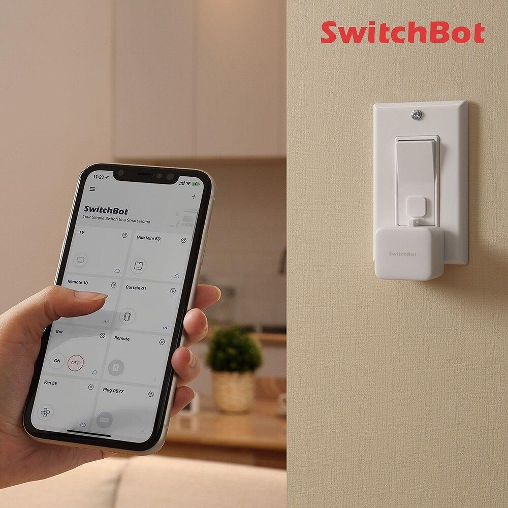 스위치봇 - 스마트홈 IoT 블루투스 누워서불끄기 원격 자동 조명 무선 타이머 센서 전등 거실등 스위치