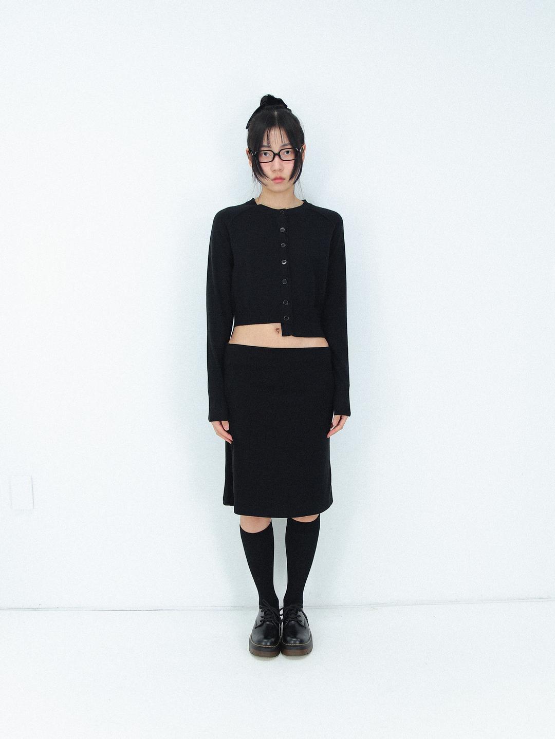 김미 스탠다드 미디 스커트