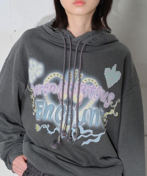Encounter Stud Hoodie [Charcoal]