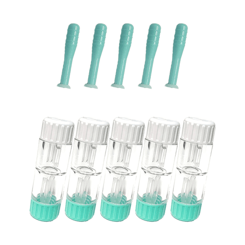 렌즈소녀 하드렌즈 케이스와 뽁뽁이, 민트, 5개 - 렌즈관리용품 | 쿠팡