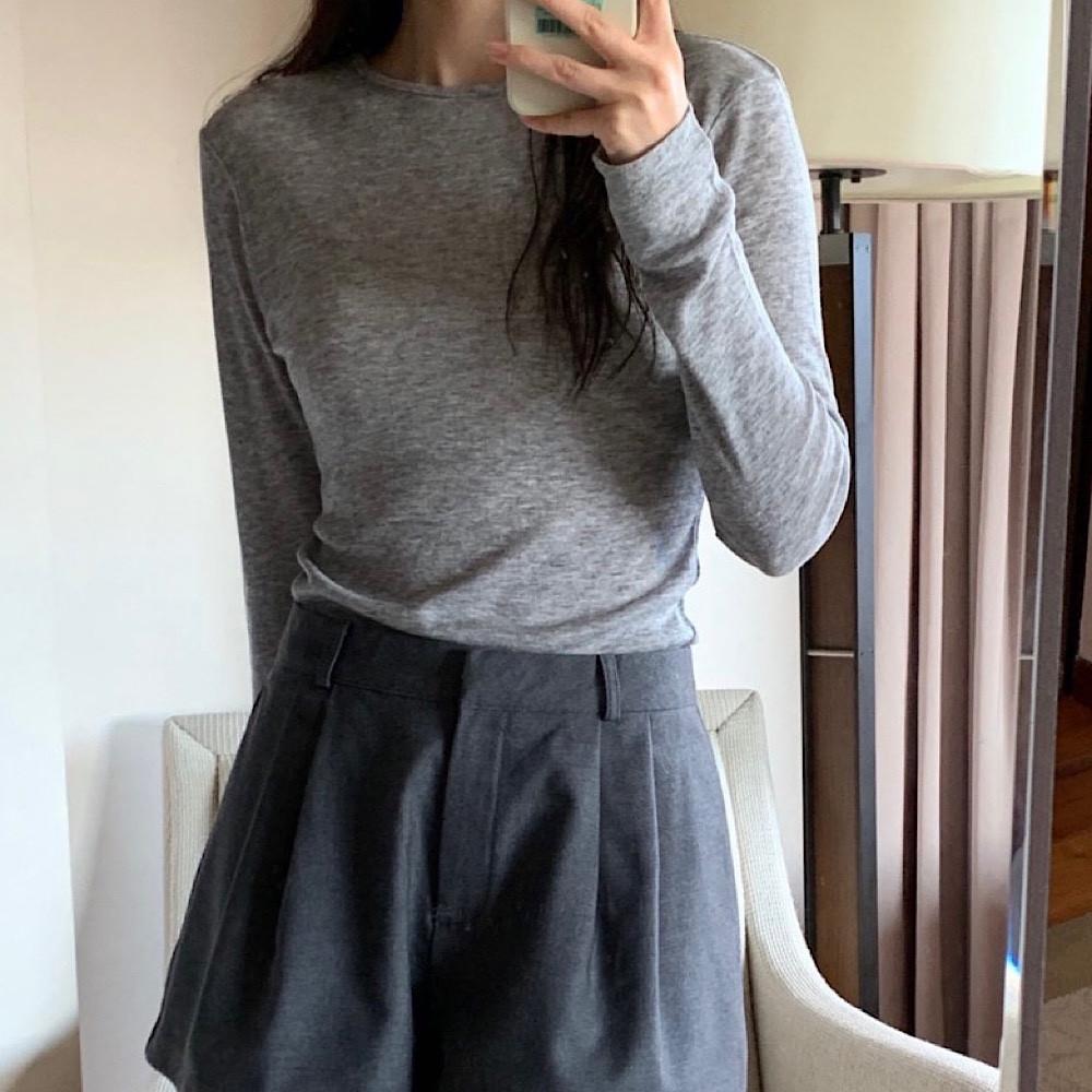 (당일) 파운더스 울 시어 티셔츠 founders 텐셀 긴팔티 떠유니