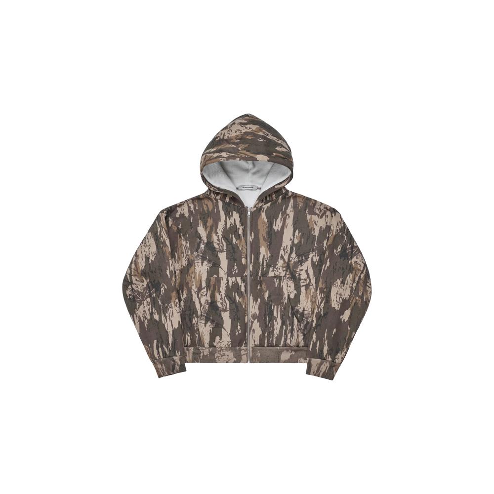 [NO MAINTENANCE : 노 메인터넌스] STILL WAFFLE LINED ZIP HOODIE