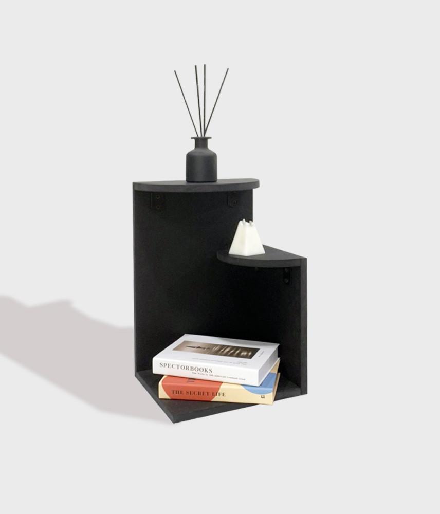 [주문 제작 가구] 누브레 라운드 2단 사이드 협탁