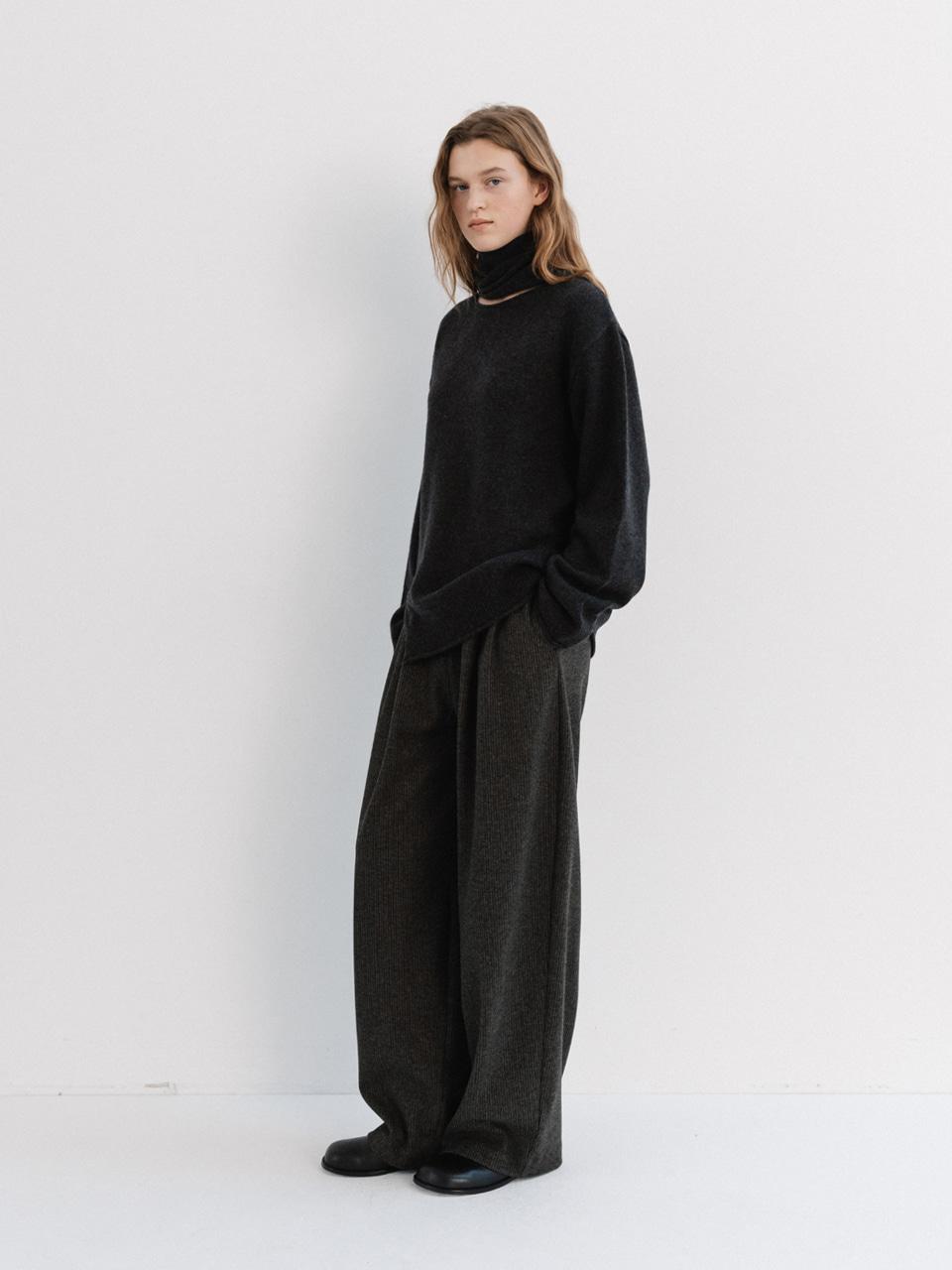 [1st] stripe wide pants