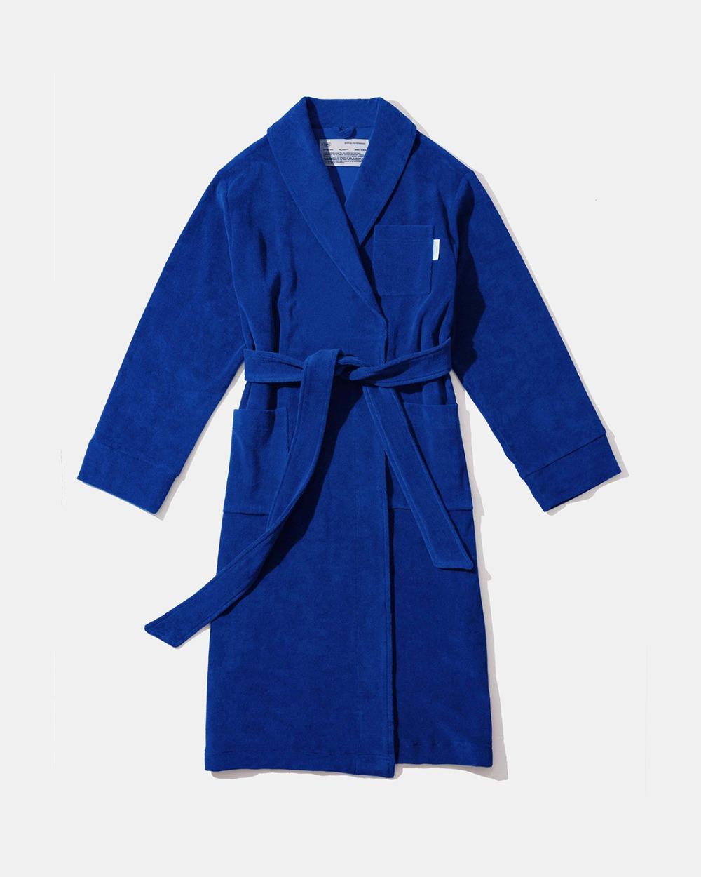 COMFY TERRY ROBE_BLUE