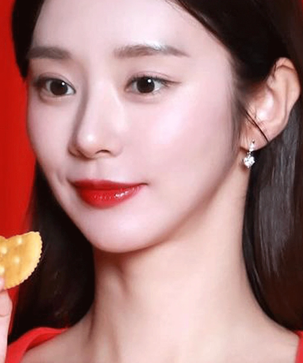 [눈물의 여왕 이주빈 착용]S925 하모니 데이 모이사나이트 귀걸이