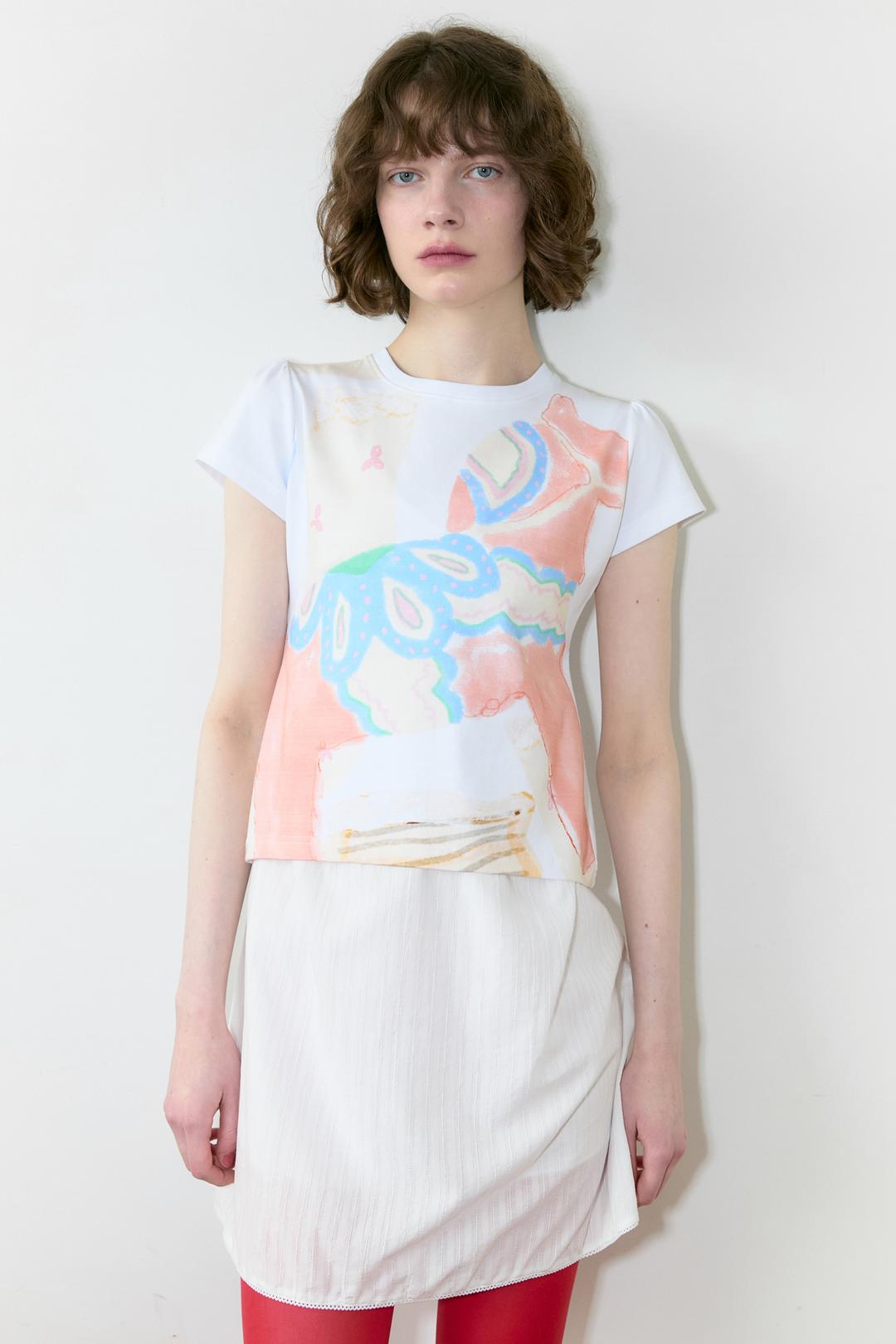 Big Pony Toy Puff T-Shirt (White)