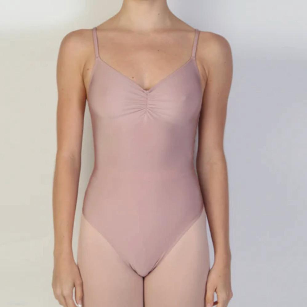 [BULLETPOINTE] PINCH-FRONT LEOTARD -  ANTIQUE ROSE 불릿포인트