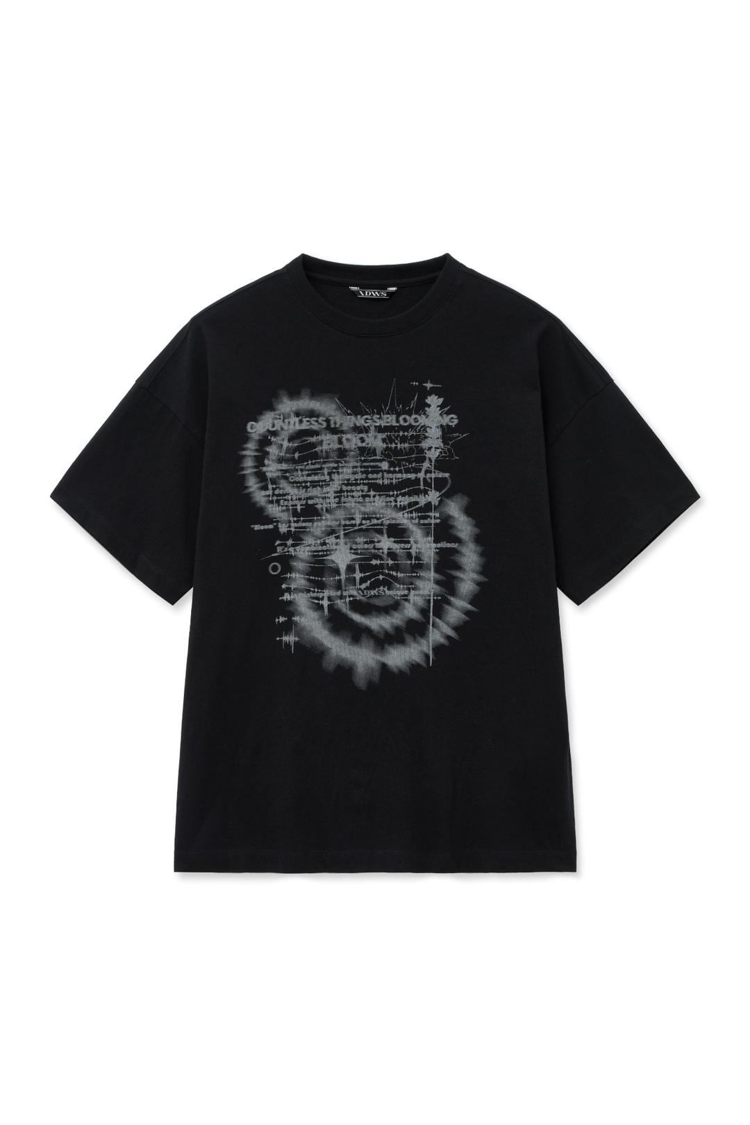 [2 SIZE 5/10 예약발송] Countless Bloom T-Shirt Black