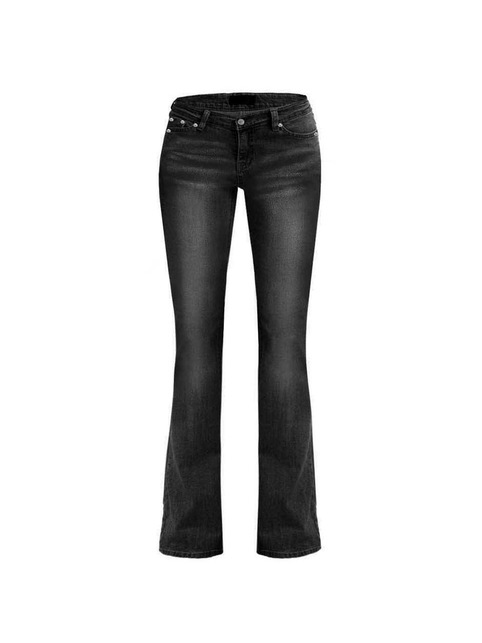 Vintage raw jean in black