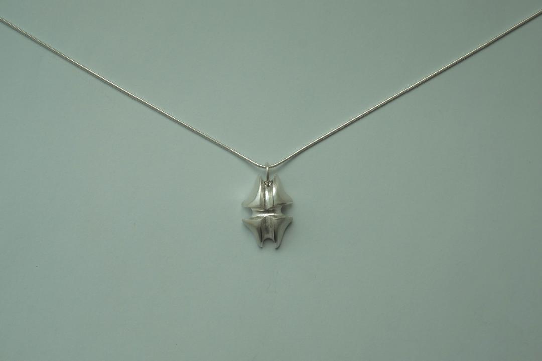 long four pointed necklace