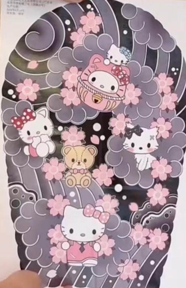 이레즈미 타투스티커 초대형 (여성용) 긴팔