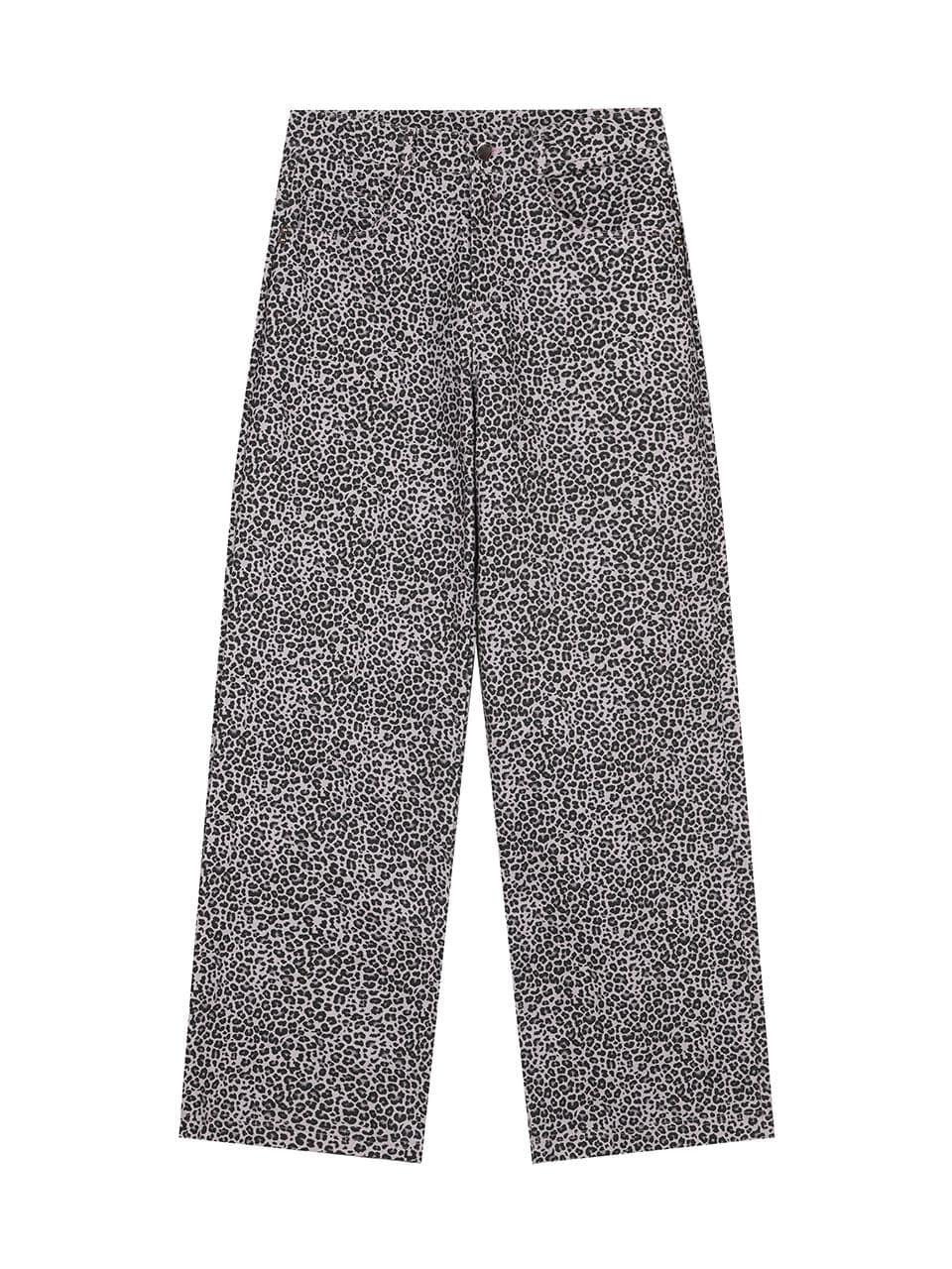 BASIC ILOVEU PATTERN WIDE PANTS(PURPLE)