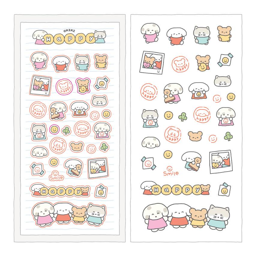 [오키키] 해피 스티커