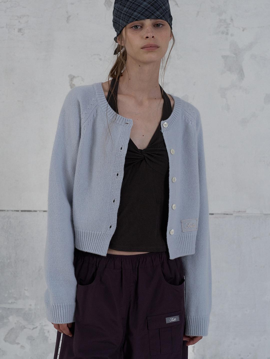 Powder cardigan - baby blue