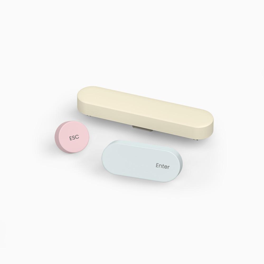 레트로 키보드 3종 포인트 키캡 CAP-01