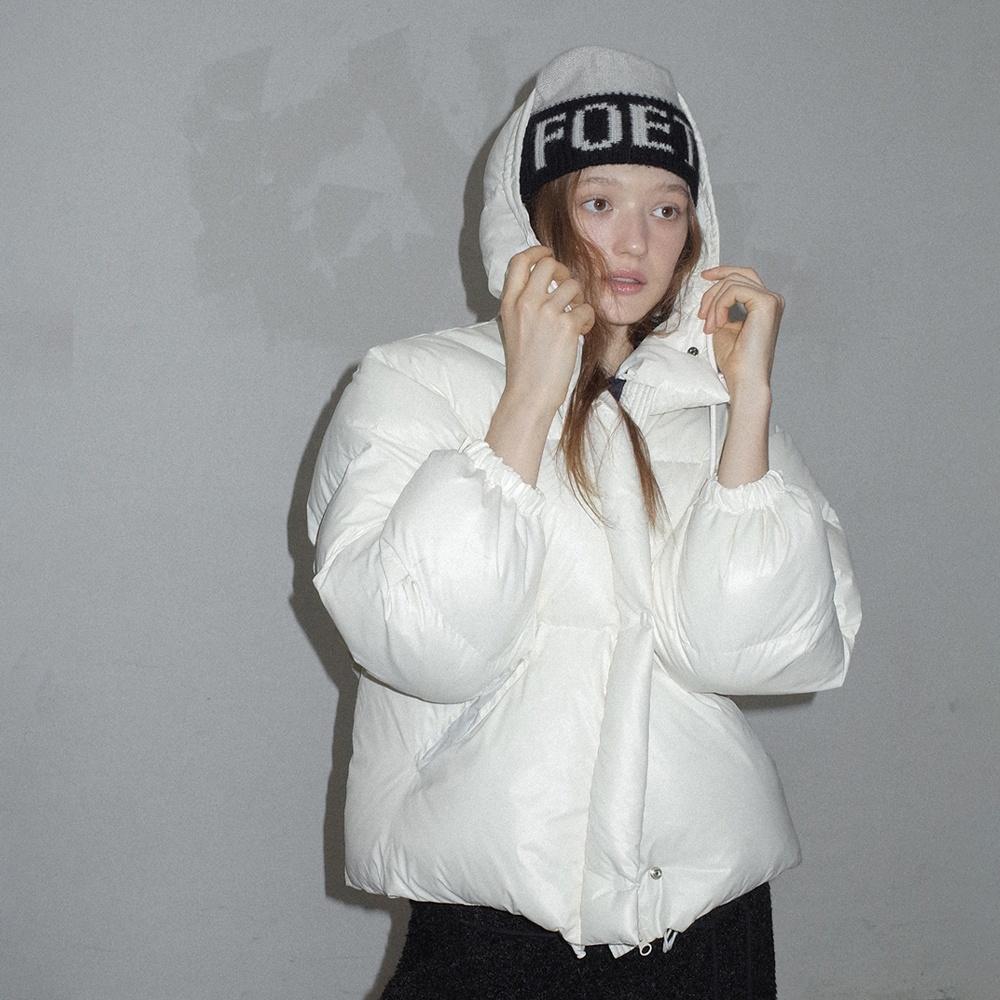 Puffer duck down jumper (ivory)