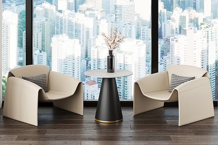 유럽식 1인용 인조가죽 소파의자 (5color)