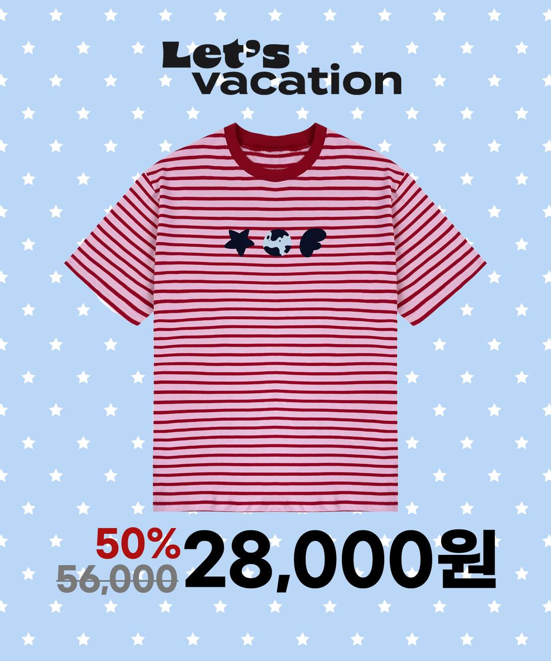 [SUMMER]TRIO 스트라이프 반팔티_3color