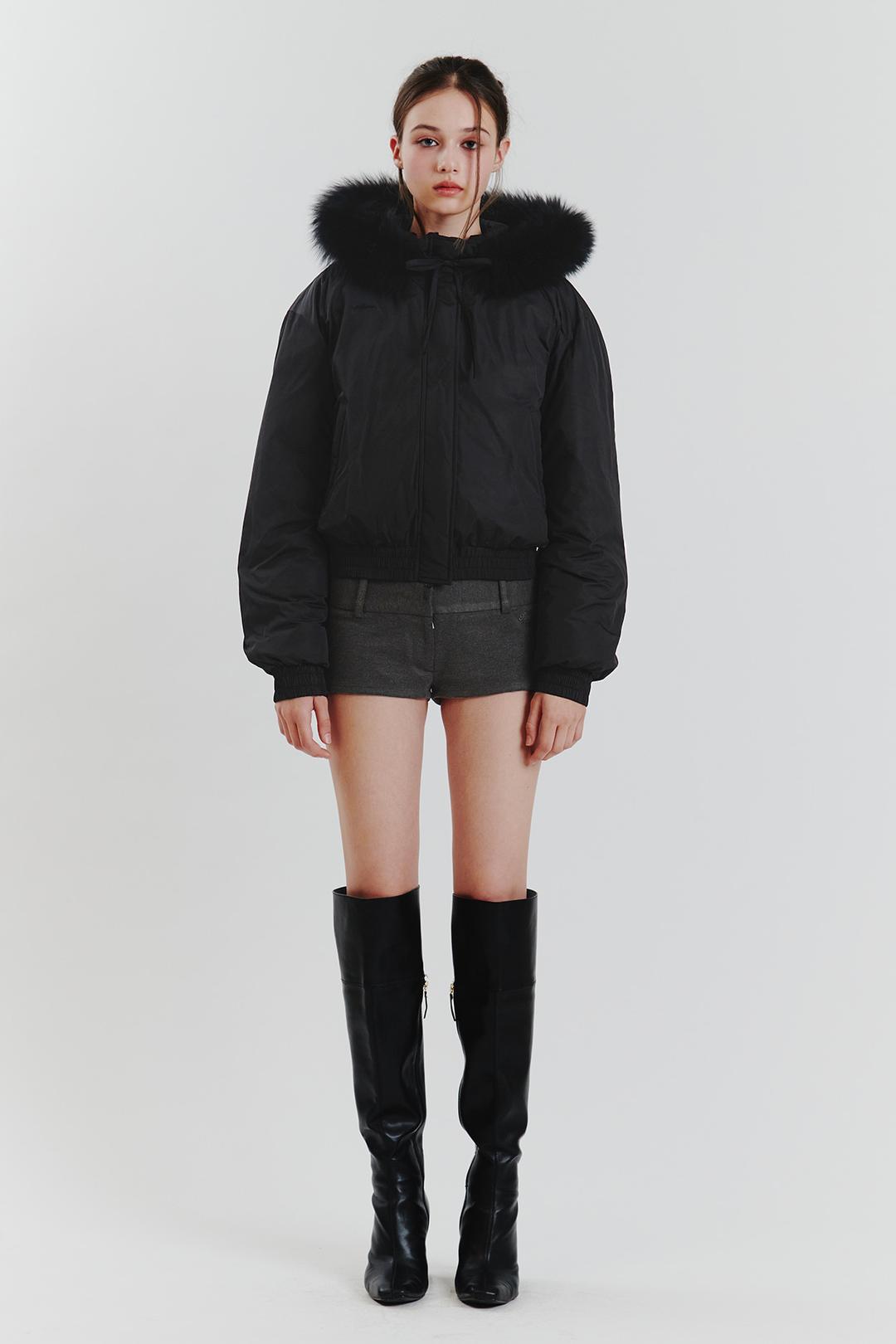 [12/2~] AMBER MICRO SHORTS charcoal