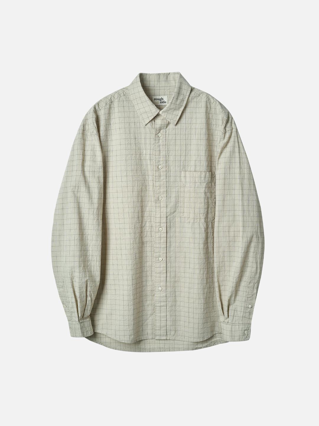 Primary Shirt Oatmeal Check
