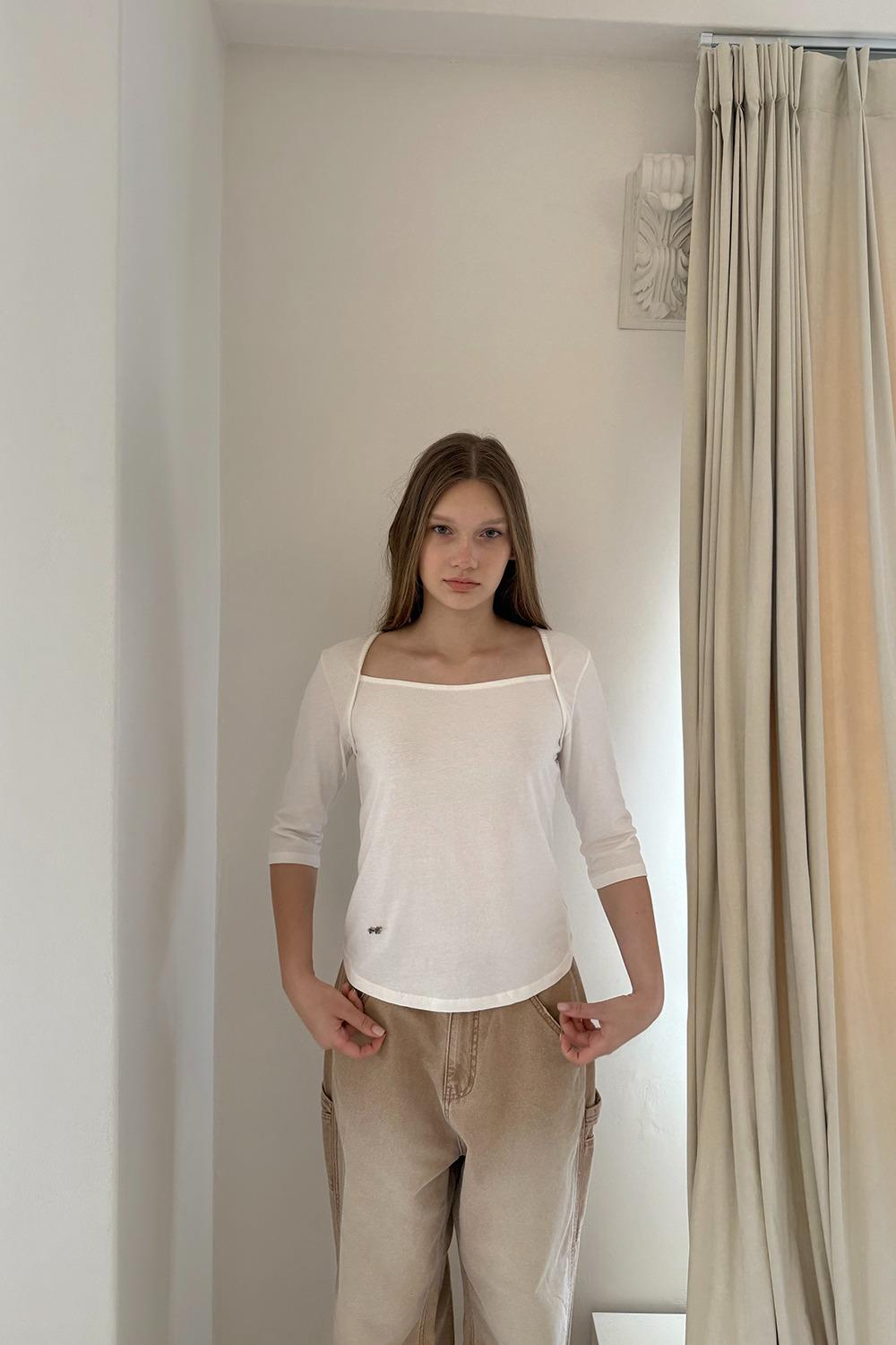 LIKE BOLERO T-SHIRT_IVORY