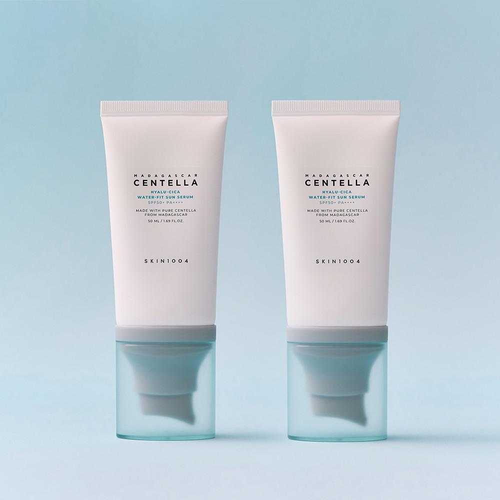 [트윈 팩] 마다가스카르 센텔라 히알루-시카 워터핏 선 세럼 50ml