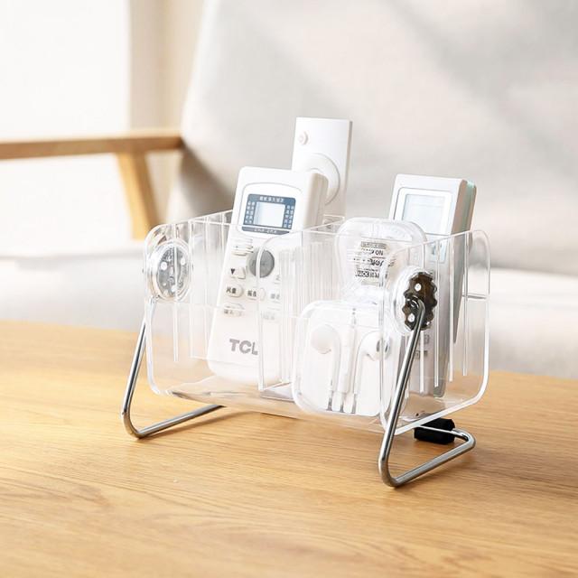 아크릴 투명 리모컨 거치대 리모콘 꽂이 수납 정리함 보관함