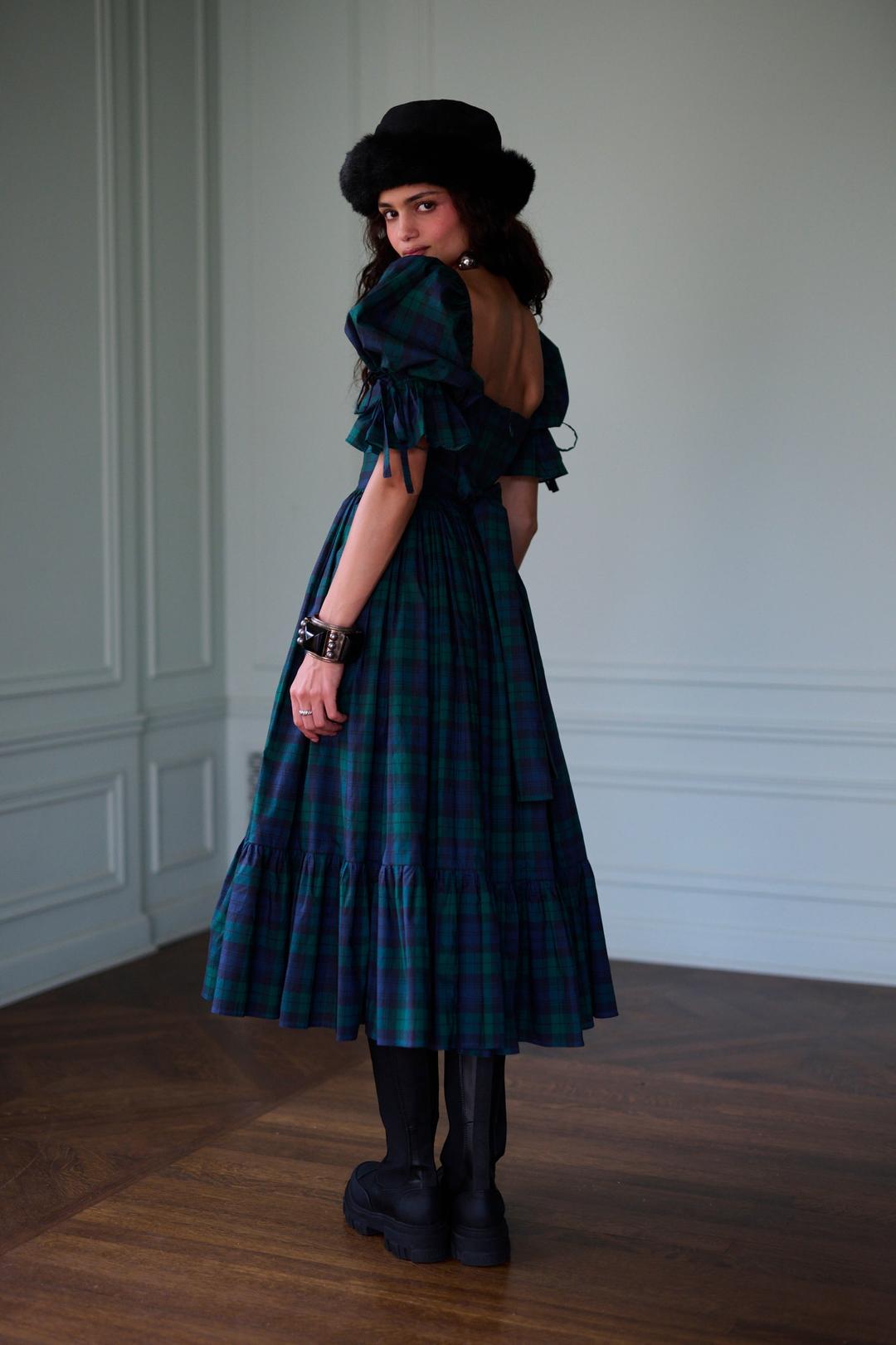 The Scotland Plaid Market Dress - XXS
