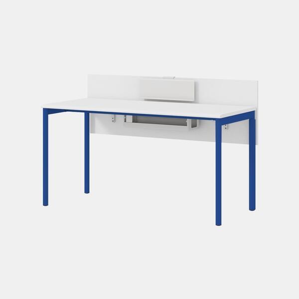 다리형책상 1400폭 (스크린형,거치형 레이어드 패널 포함)