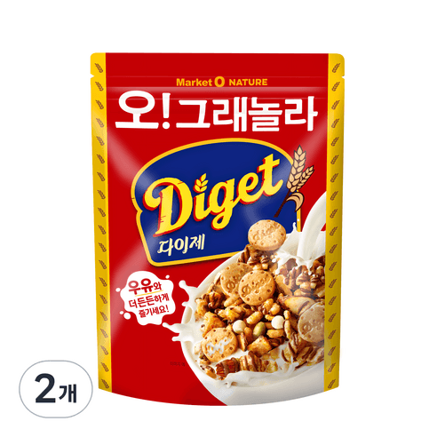오!그래놀라 다이제, 300g, 2개 - 시리얼 | 쿠팡