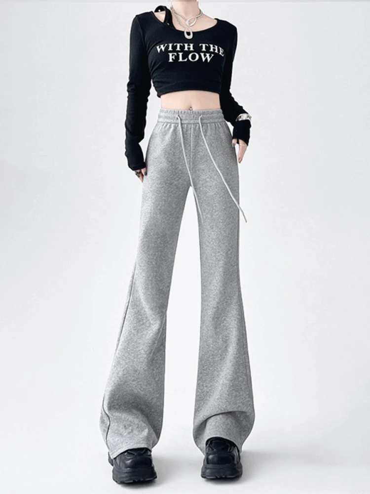 키에 맞게 입는 코튼 플레어팬츠