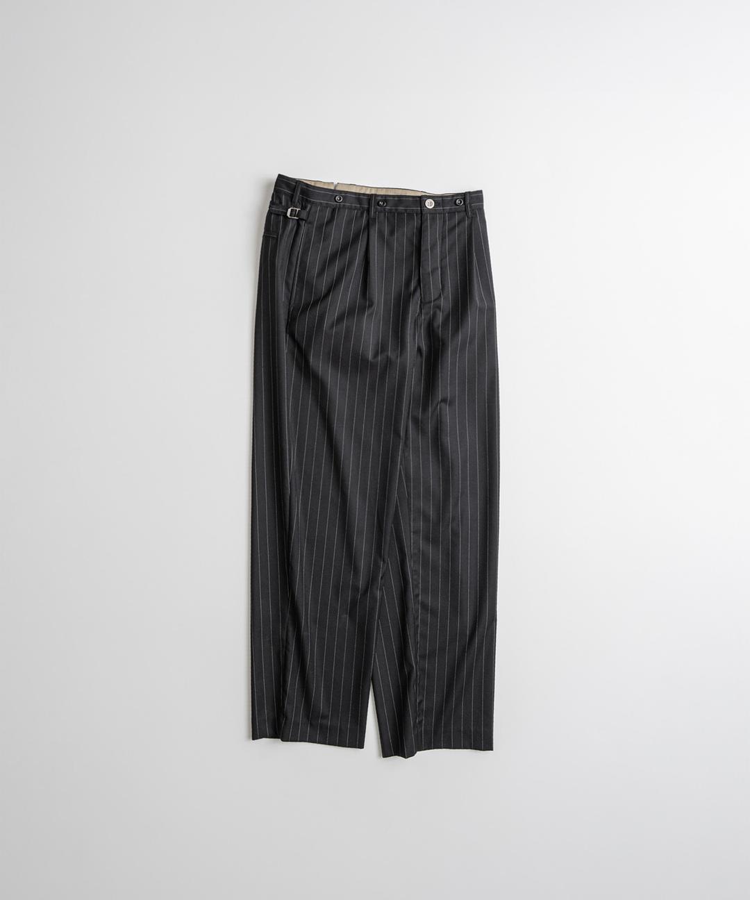 SUMMER WOOL CLASSIC TROUSERS  "black\"