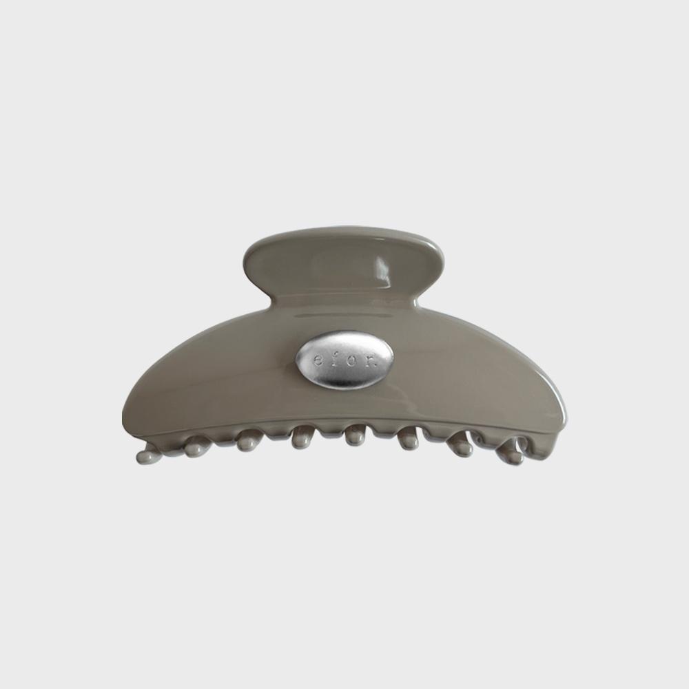Logo Button Hair Clip M