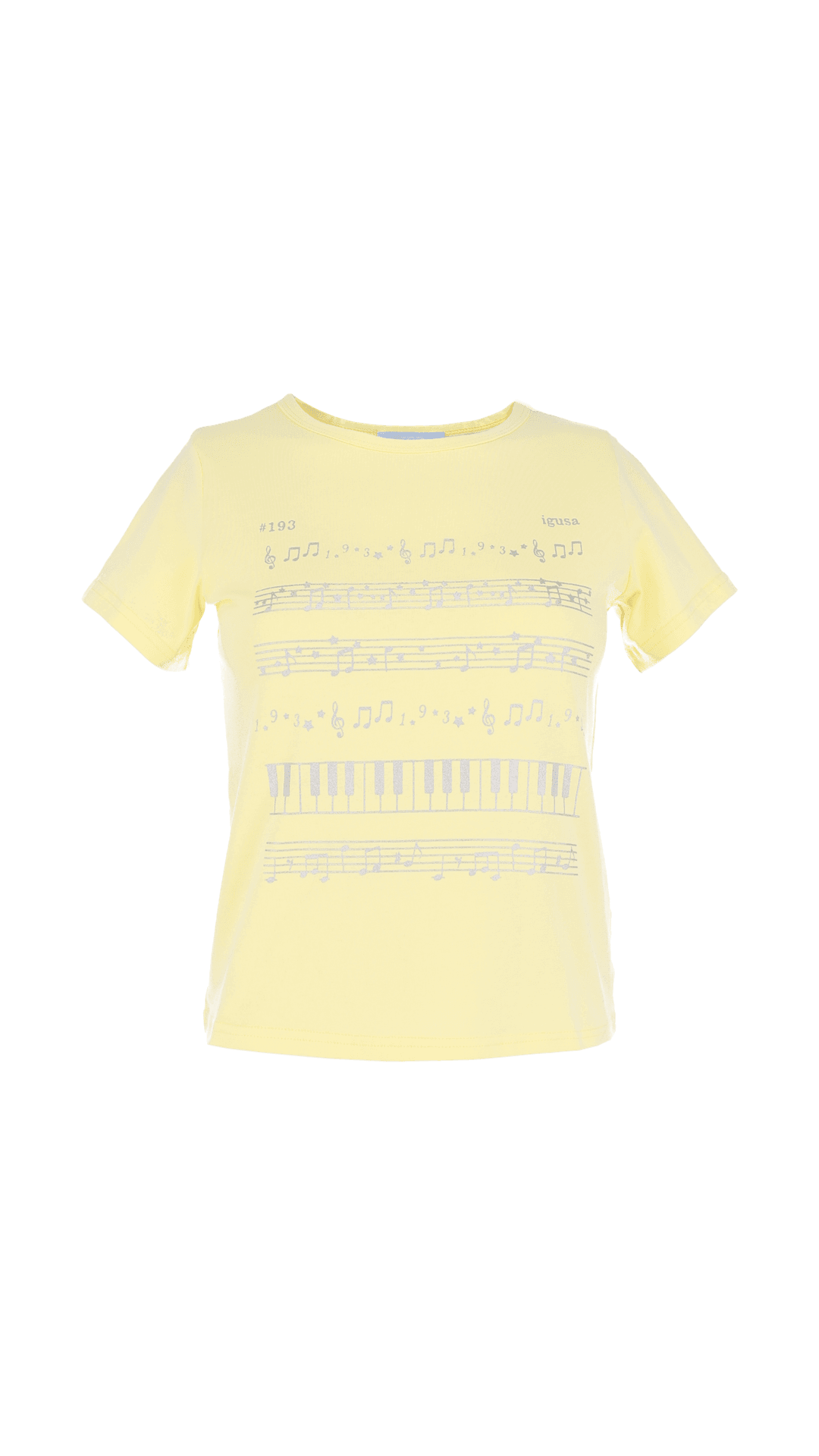 193 Piano glitter T-shirt