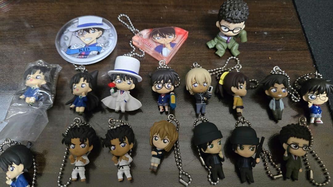 名探偵コナン　マスコット　キーホルダー ガチャガチャ　18こ　まとめ売り　セット