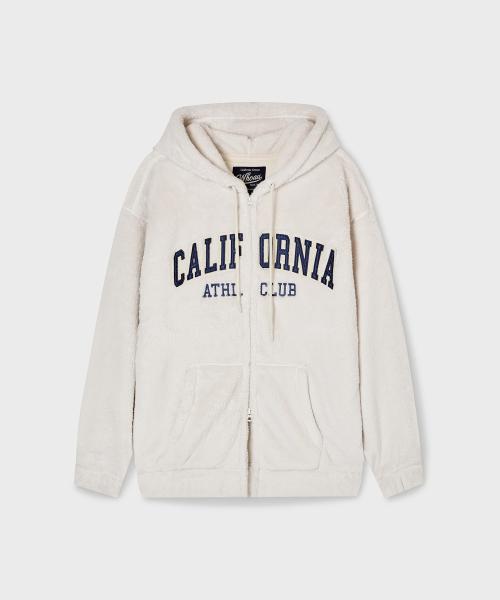 Signature Furfleece Patch Hood Zip-up / WHMZF4V23U