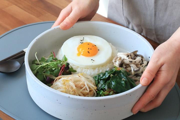 핸드메이드 투톤 원형 메인접시 (대) 2color