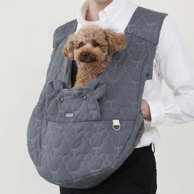 보들리 앞가방 - 차콜