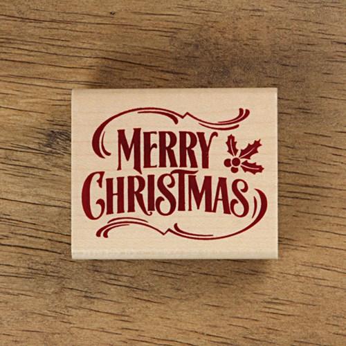 [크리스마스]호랑가시나무 - Merry Chrismas 메세지 (6X5)