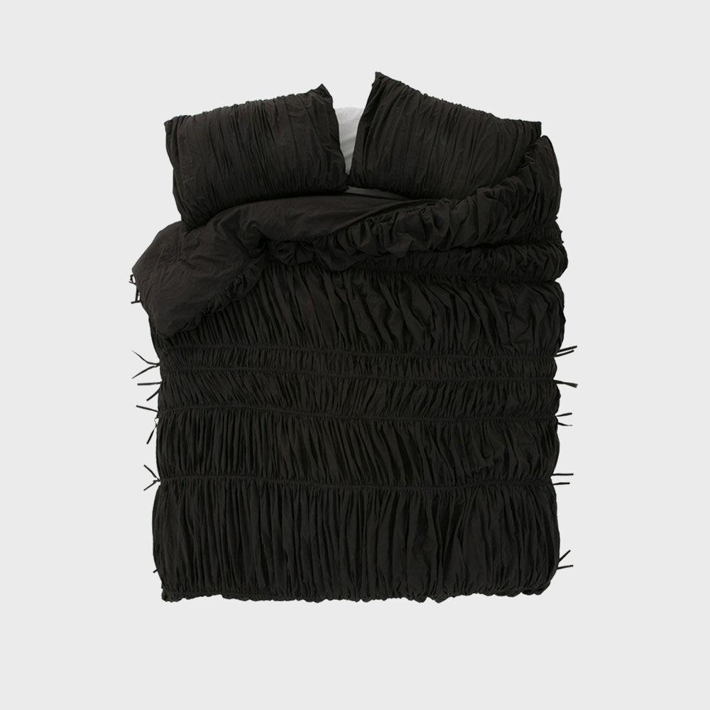 Big waves duvet cover - Black