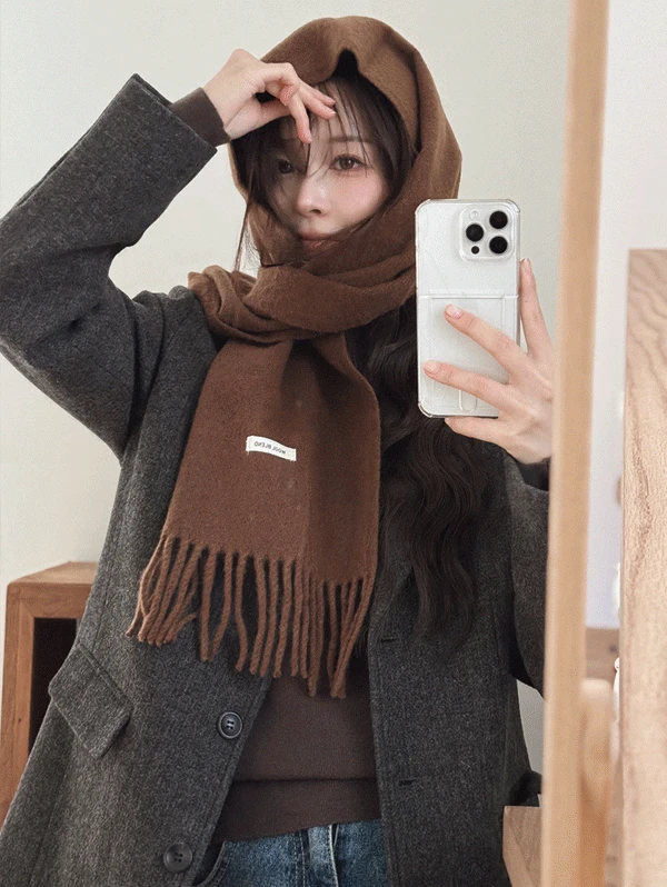 [20% 특가할인/무료배송] #SLOWMADE. 프리미엄 다크뮤트 울자켓코트