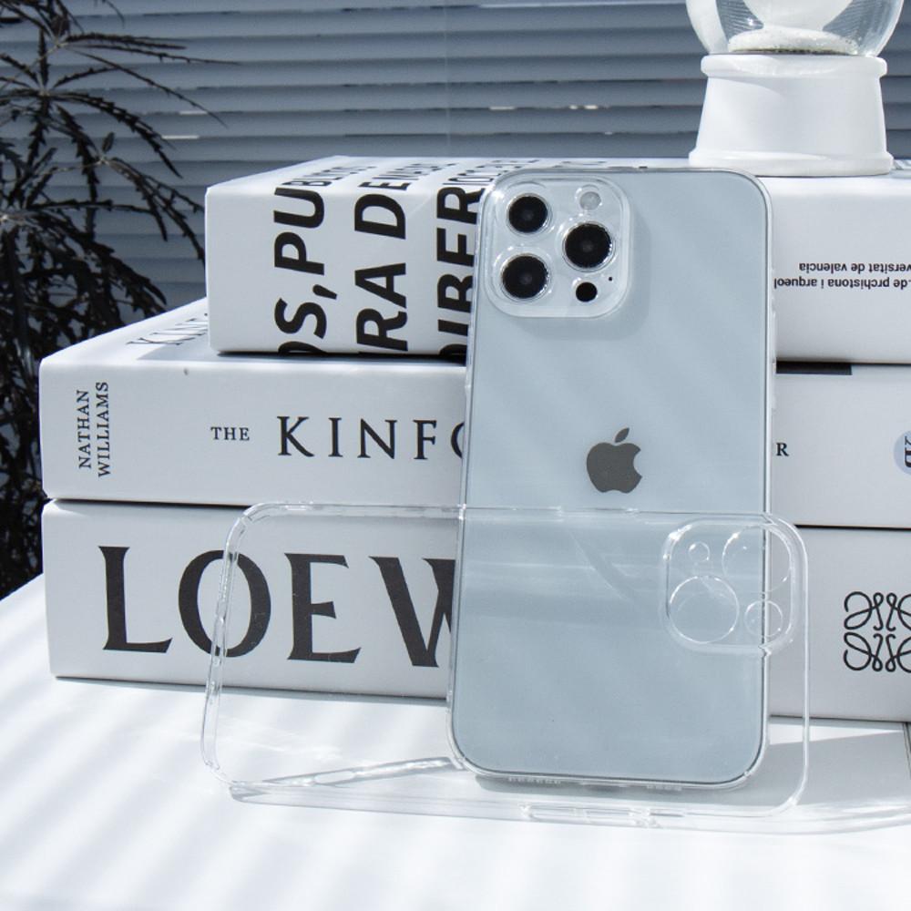 끼움 변색없는 카메라 풀커버 투명 PC 케이스 아이폰13 프로 맥스