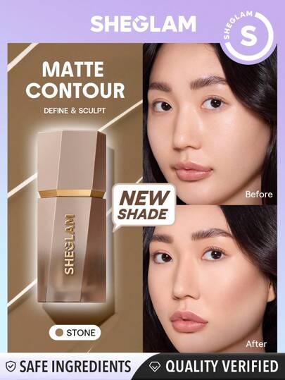SHEGLAM Sun Sculpt Liquid Contour-Stone Contour Liquid Non-Greasy Long Lasting Natural Bronzer Contouring Weightless Contour 아버지의 날 졸업 생일 휴일 봄 여름 Y2K 우아한 패션 메이크업 화장품 파티 해변 여행 캠핑 야외 학교 캠퍼스 여행 축제 장식 선물 장미 소녀 코스프레 최고의 색상 매력 분위기