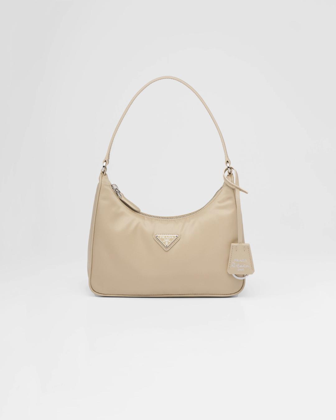 프라다 리에디션 사피아노 트리밍 리나일론 호보백