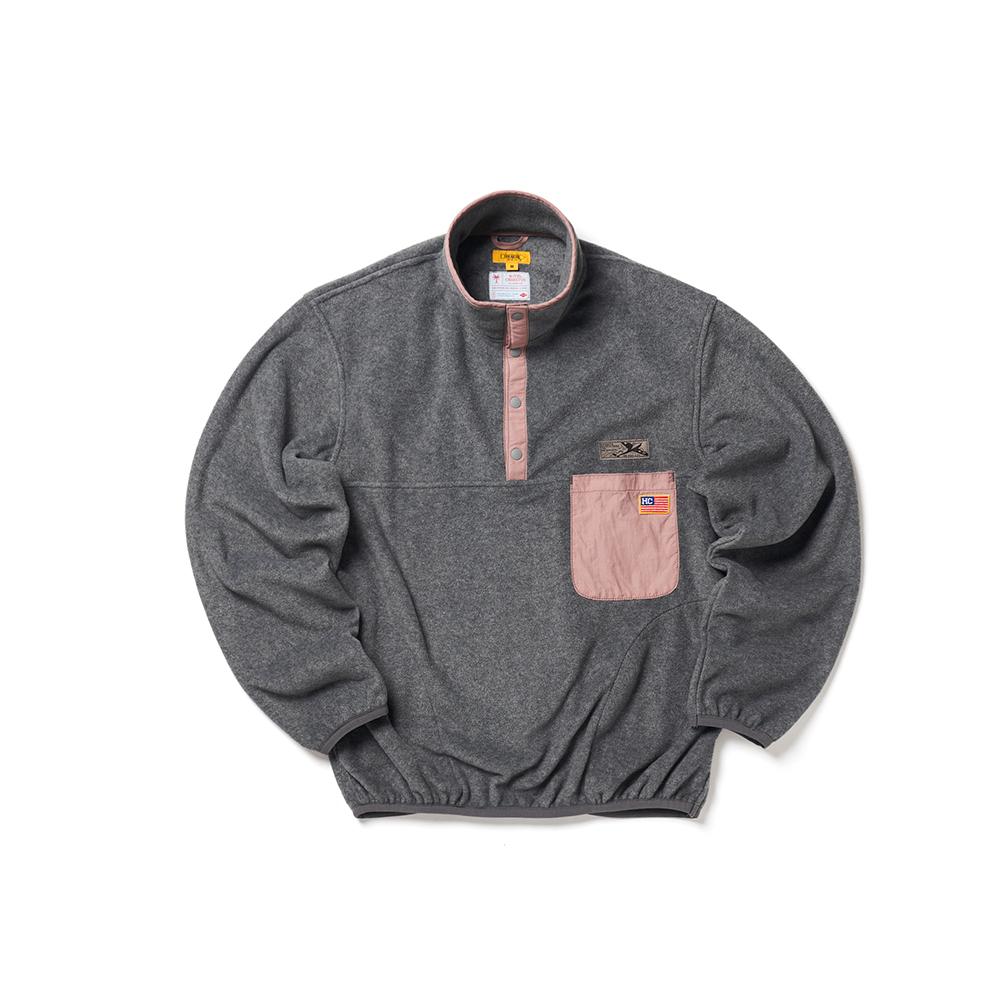 HC X THE RESQ YOSEMITE FLEECE PULLOVER [Gray]